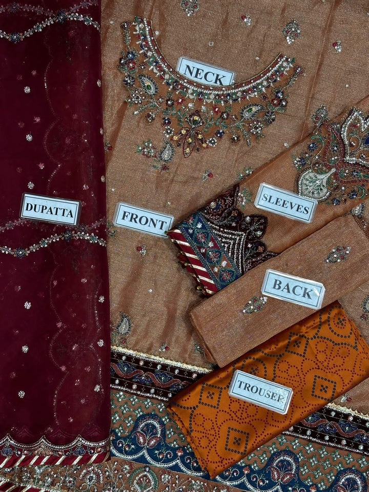Baroque Masuri Bridal Suit-Bridal Suits-Replica Zone