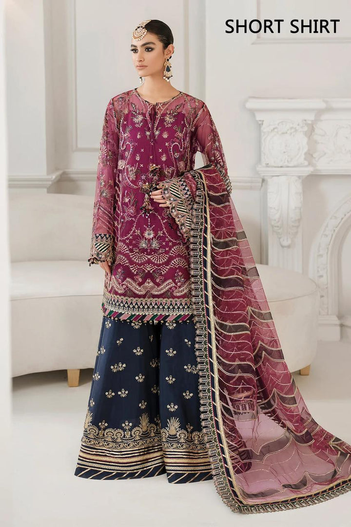 Baroque Net Bridal Suit-Bridal Suits-Replica Zone