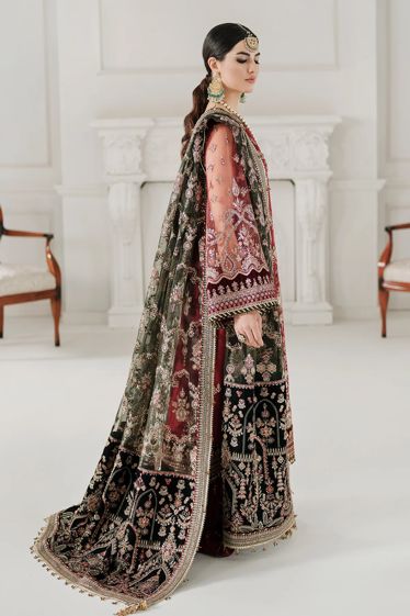 Baroque Net Bridal Suit-Bridal Suits-Replica Zone