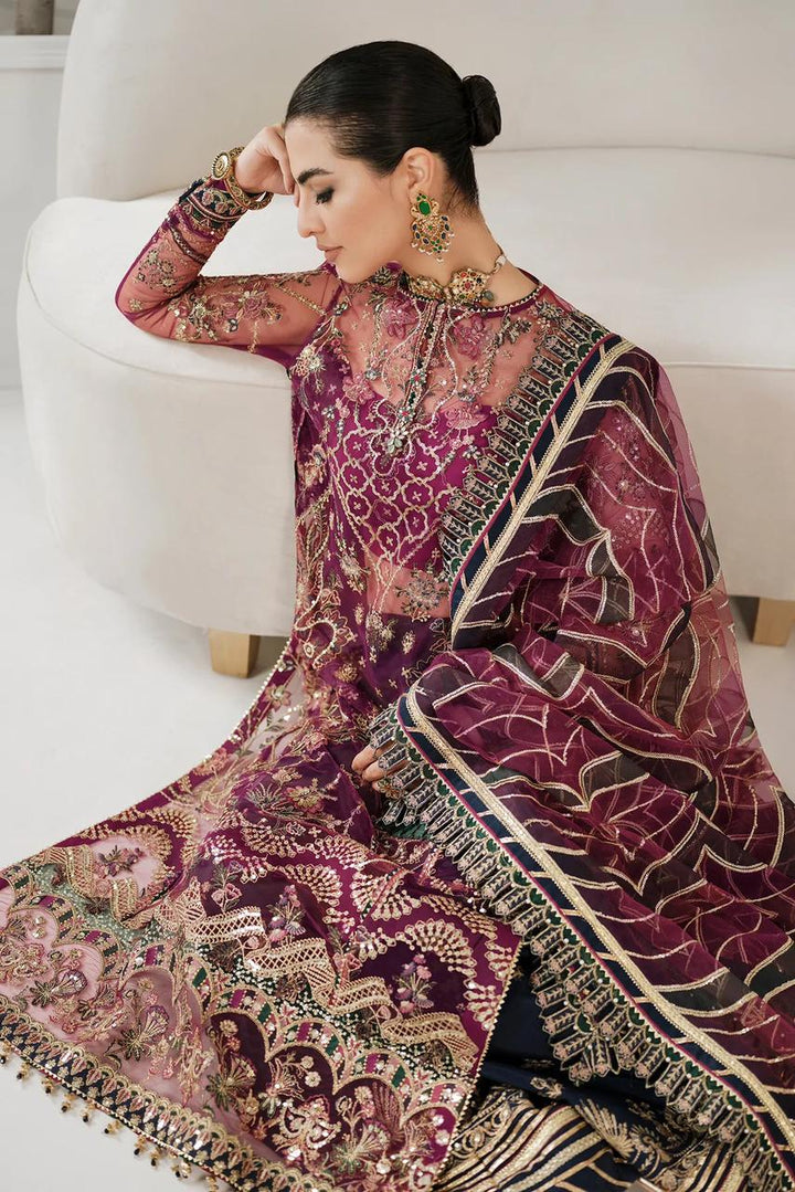Baroque Net Bridal Suit-Bridal Suits-Replica Zone