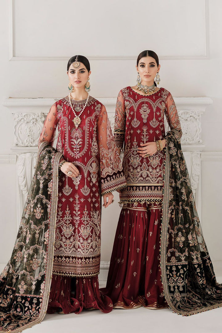 Baroque Net Bridal Suit-Bridal Suits-Replica Zone