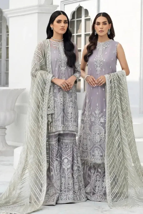 Baroque Net Bridal Suit-Bridal Suits-Replica Zone