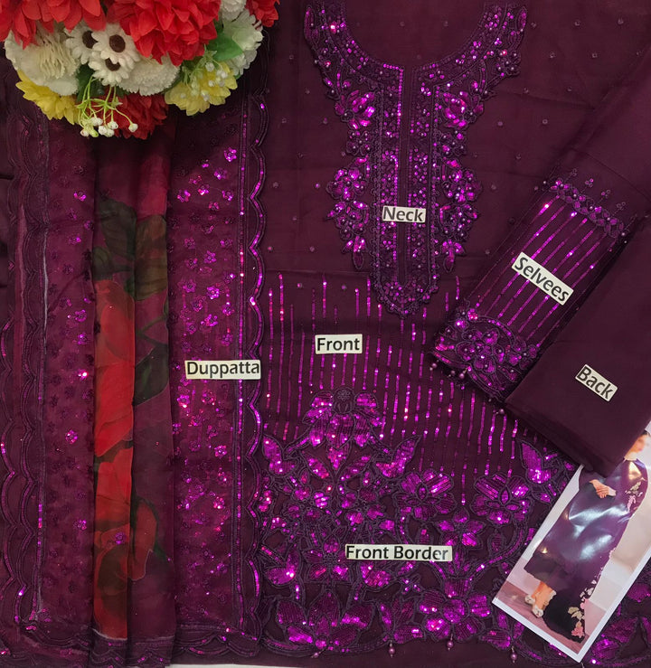 Baroque Organza Suit-Replica Suits-Replica Zone