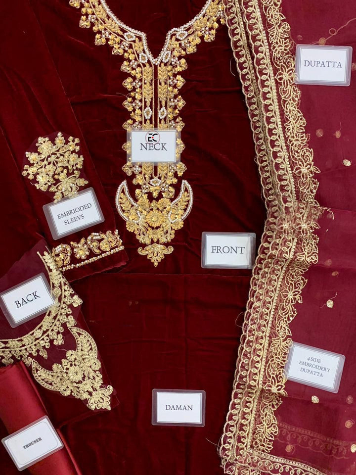 Baroque Velvet Suit-Replica Suits-Replica Zone