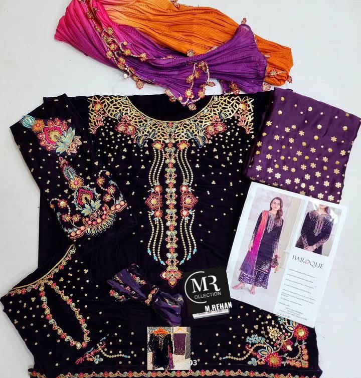 Baroque Velvet Suit-Replica Suits-Replica Zone