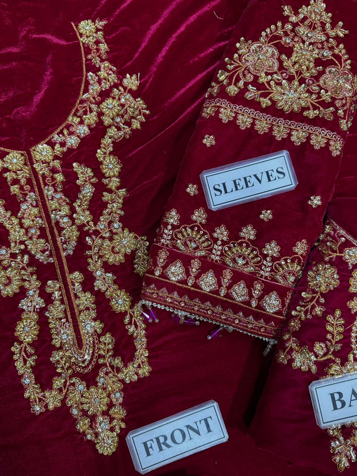 Baroque Velvet Suit-Replica Suits-Replica Zone