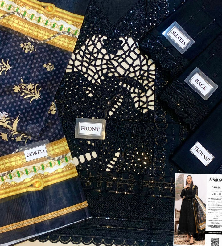 Bin Ilyas Cotton Suit-Cotton Suits-Replica Zone