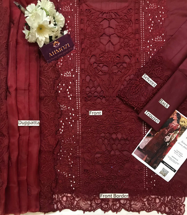 Bin Ilyas Lawn Suit-Lawn Suits-Replica Zone