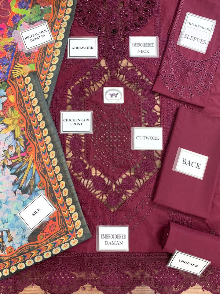 Bin Ilyas Lawn Suit-Lawn Suits-Replica Zone