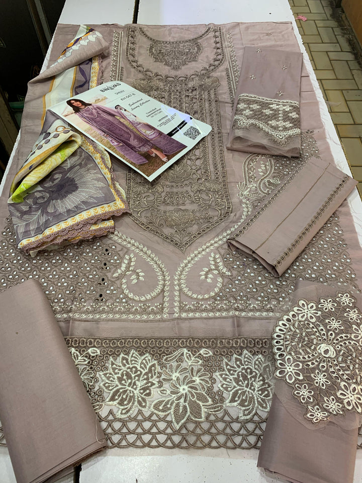 Bin Ilyas Lawn Suit-Lawn Suits-Replica Zone