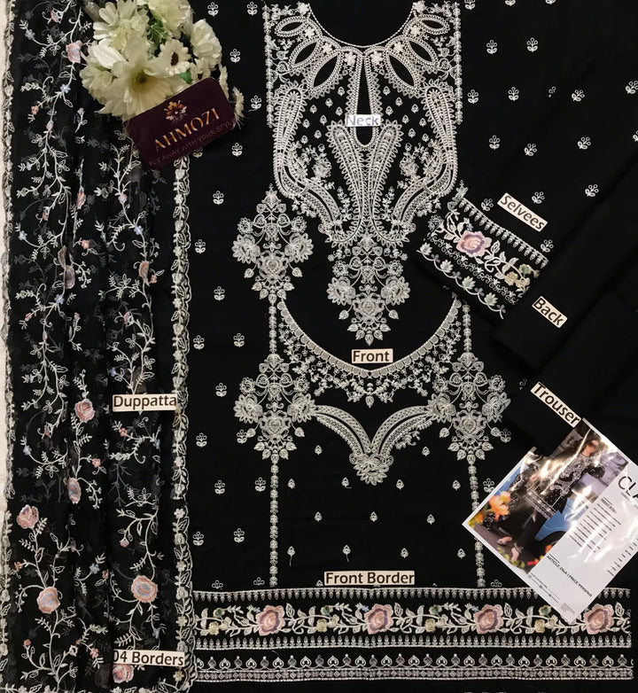 Bin Ilyas Lawn Suit-Lawn Suits-Replica Zone