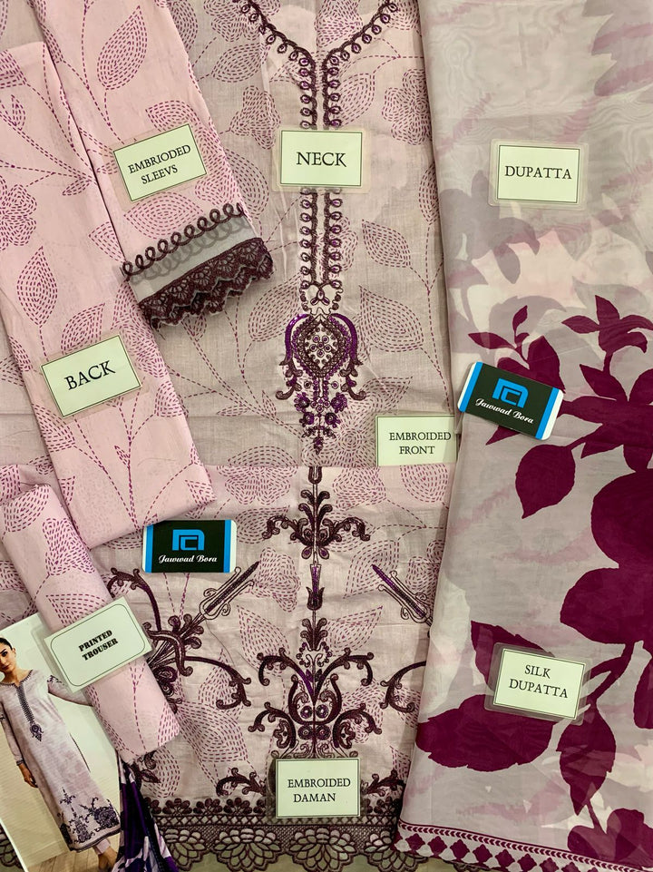 Bin Ilyas Lawn Suit-Lawn Suits-Replica Zone