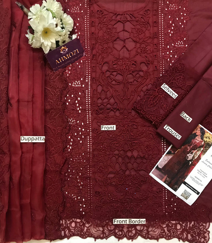 Bin Ilyas Lawn Suit-Lawn Suits-Replica Zone