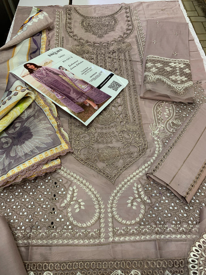 Bin Ilyas Lawn Suit-Lawn Suits-Replica Zone