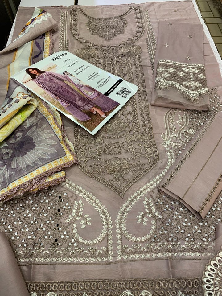 Bin Ilyas Lawn Suit-Lawn Suits-Replica Zone