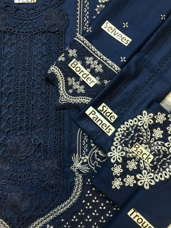 Bin Ilyas Lawn Suit-Lawn Suits-Replica Zone