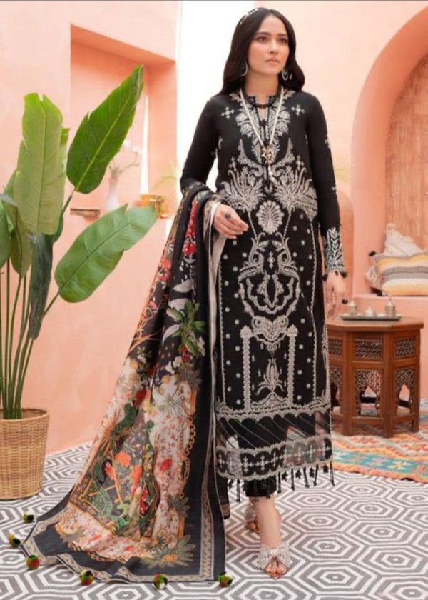 Bin Ilyas Lawn Suit-Lawn Suits-Replica Zone