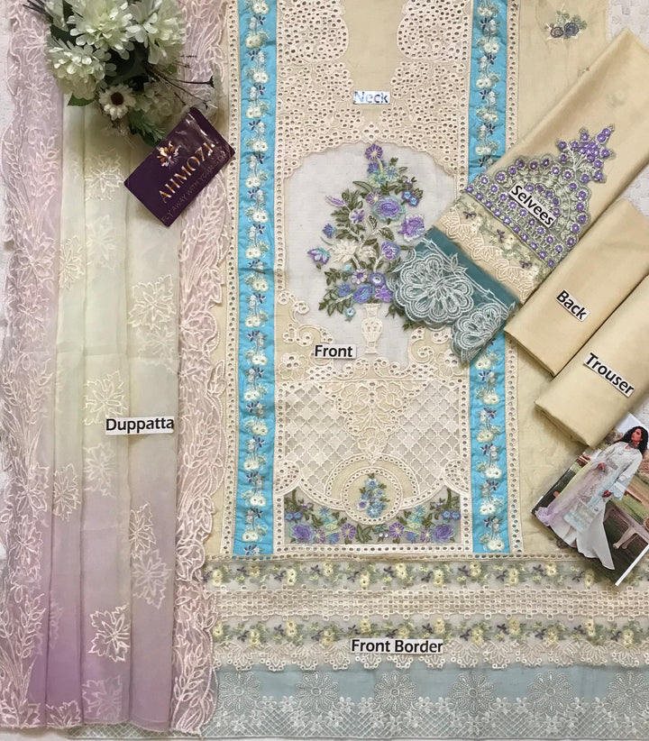 Bin Ilyas Lawn Suit-Lawn Suits-Replica Zone
