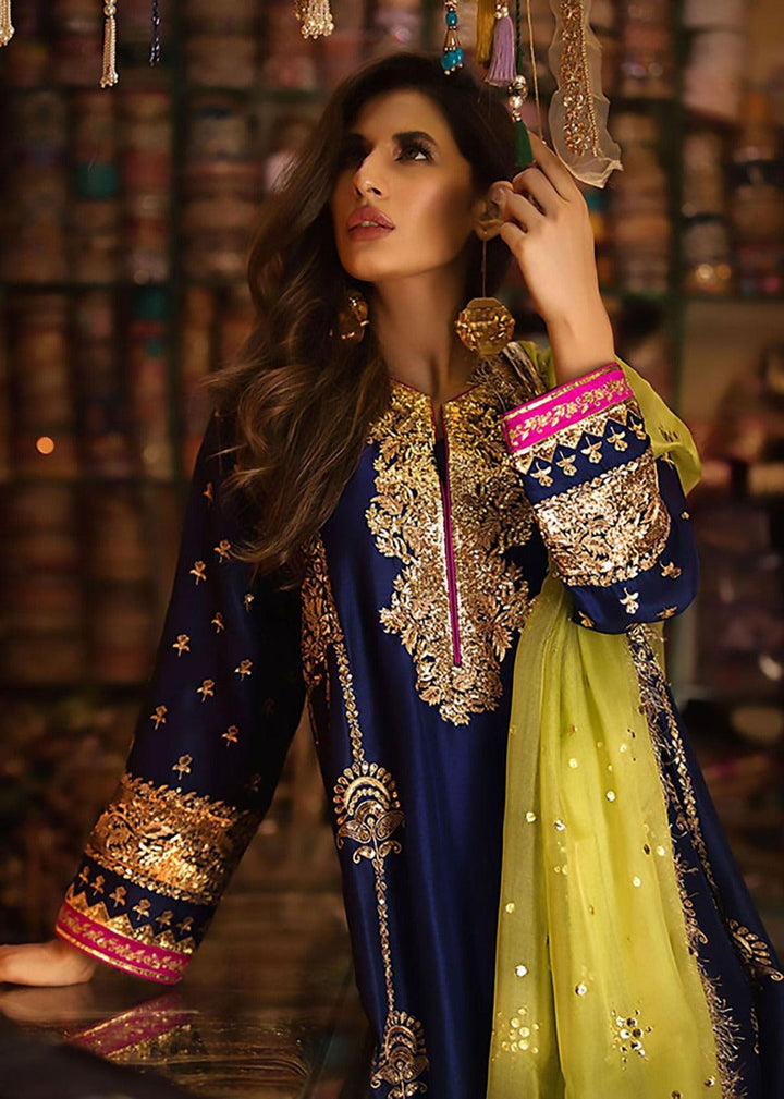 Bisma Khan Chiffon Suit-Replica Suits-Replica Zone