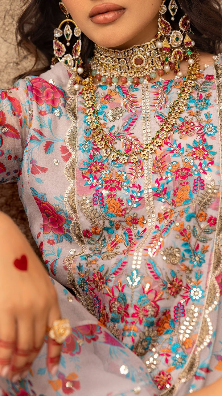 Charizma Chiffon Suit-Replica Suits-Replica Zone