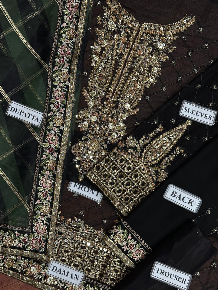 Charizma Chiffon Suit-Replica Suits-Replica Zone