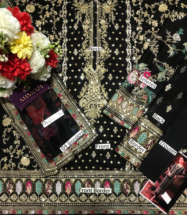 Charizma Chiffon Suit-Replica Suits-Replica Zone