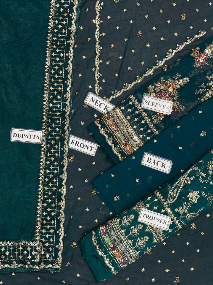 Charizma Chiffon Suit-Replica Suits-Replica Zone