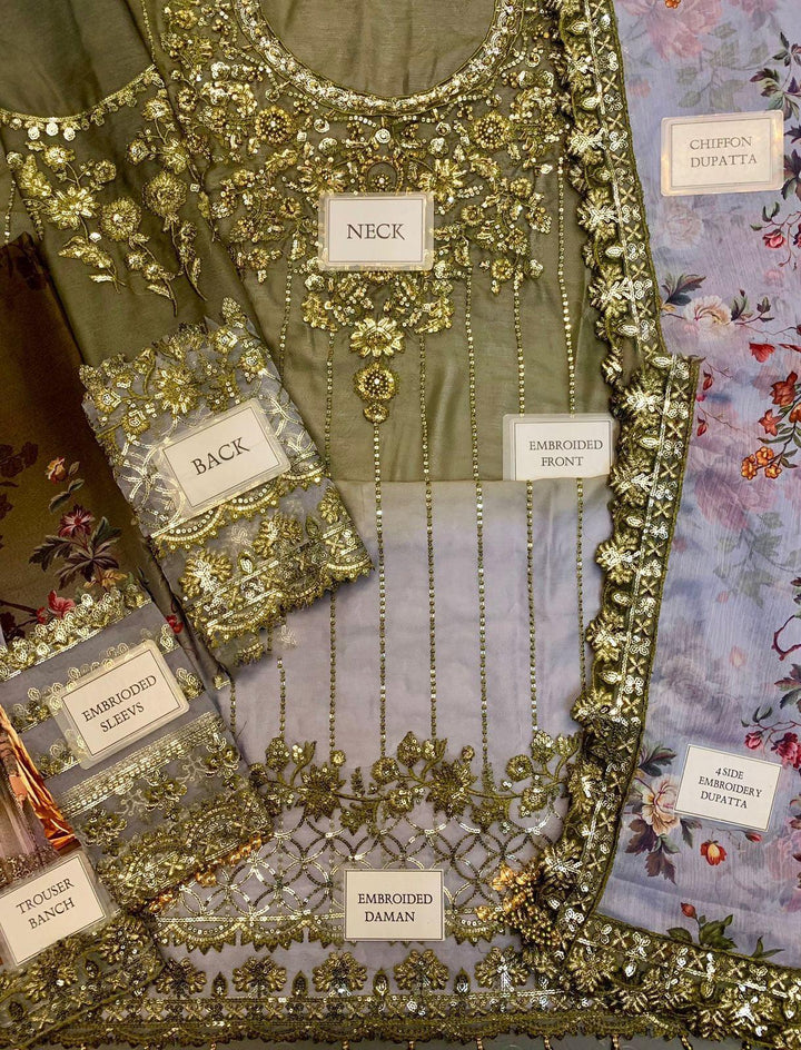 Charizma Chiffon Suit-Replica Suits-Replica Zone