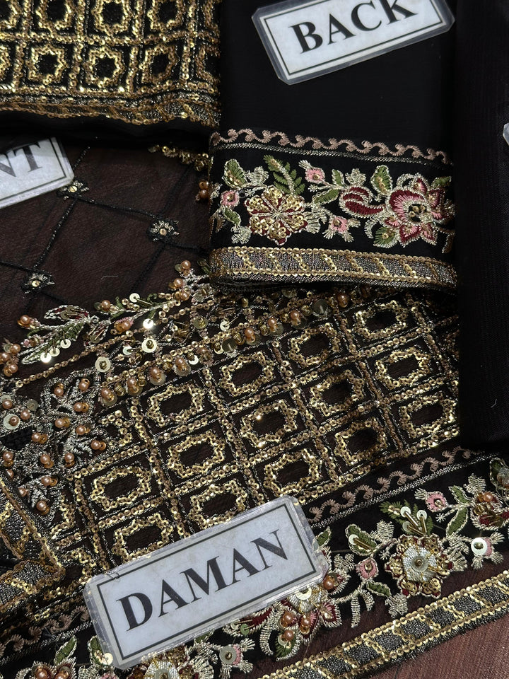 Charizma Chiffon Suit-Replica Suits-Replica Zone