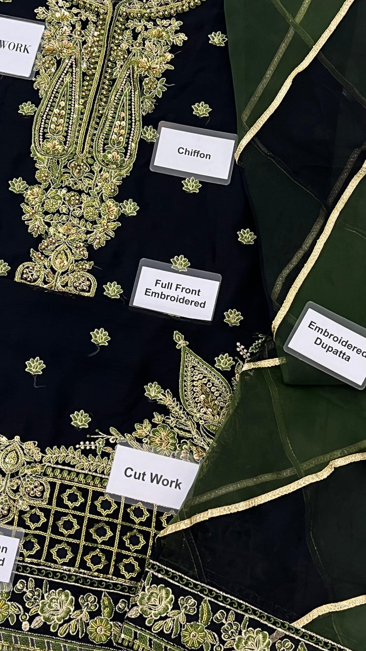 Charizma Chiffon Suit-Replica Suits-Replica Zone