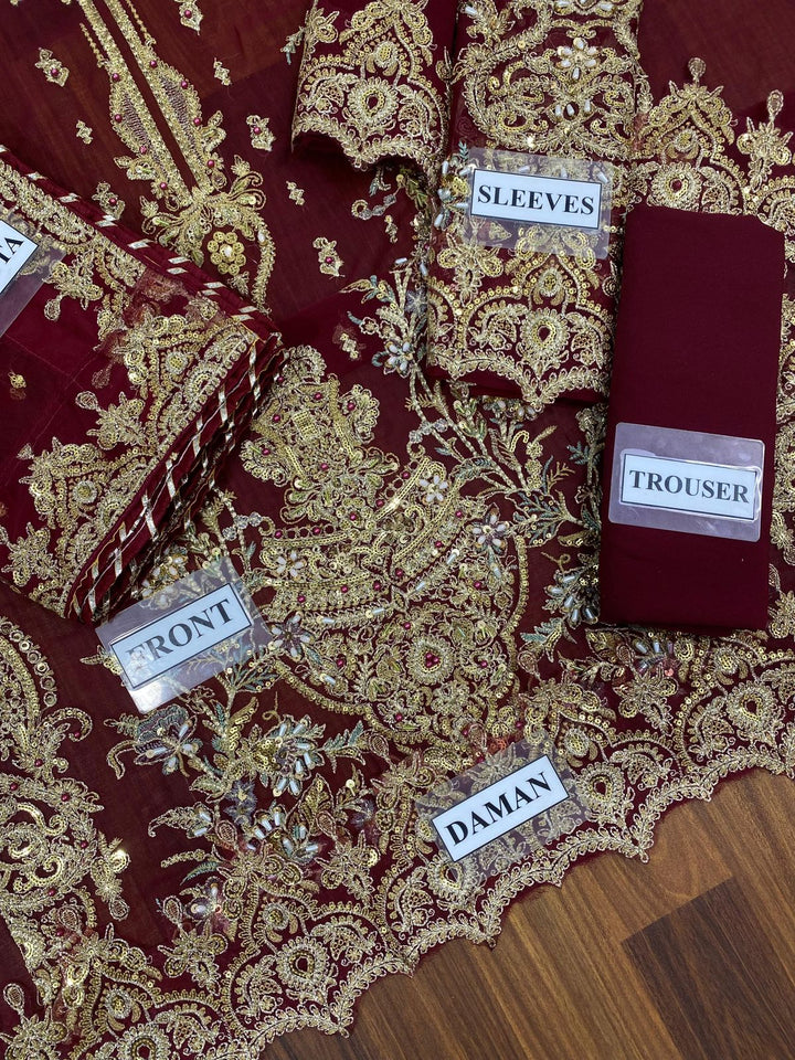 Charizma Chiffon Suit-Replica Suits-Replica Zone