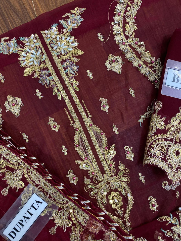 Charizma Chiffon Suit-Replica Suits-Replica Zone