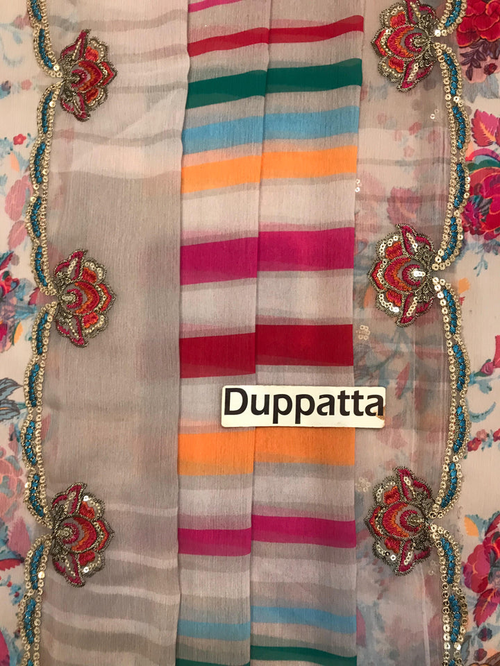 Charizma Chiffon Suit-Replica Suits-Replica Zone