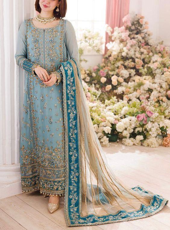 Charizma Chiffon Suit-Replica Suits-Replica Zone