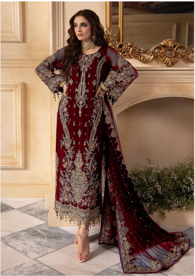 Charizma Chiffon Suit-Replica Suits-Replica Zone