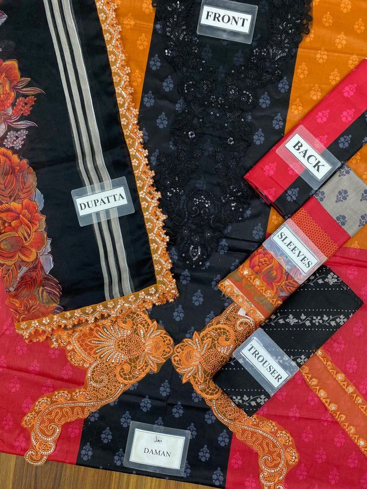 Charizma Lawn Suit-Lawn Suits-Replica Zone