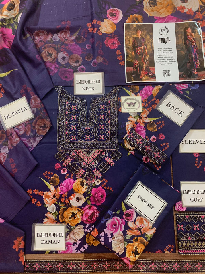 Charizma Lawn Suit-Lawn Suits-Replica Zone