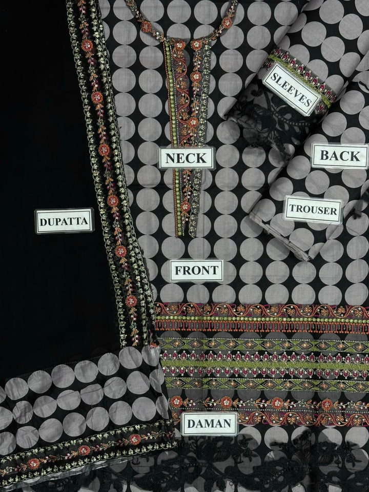 Charizma Lawn Suit-Lawn Suits-Replica Zone