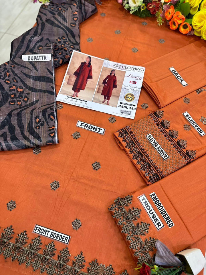 Charizma Lawn Suit-Lawn Suits-Replica Zone