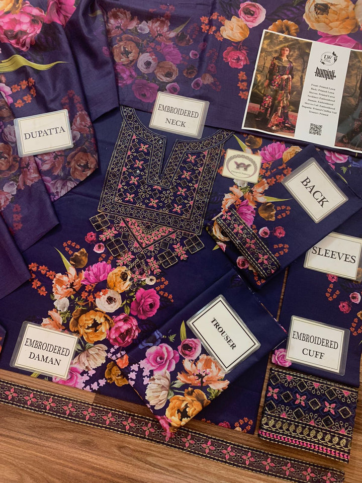 Charizma Lawn Suit-Lawn Suits-Replica Zone