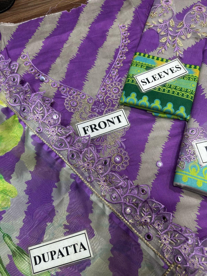 Charizma Lawn Suit-Lawn Suits-Replica Zone