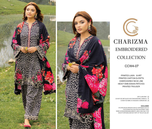 Charizma Lawn Suit-Lawn Suits-Replica Zone