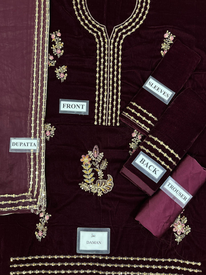 Charizma Velvet Suit-Replica Suits-Replica Zone