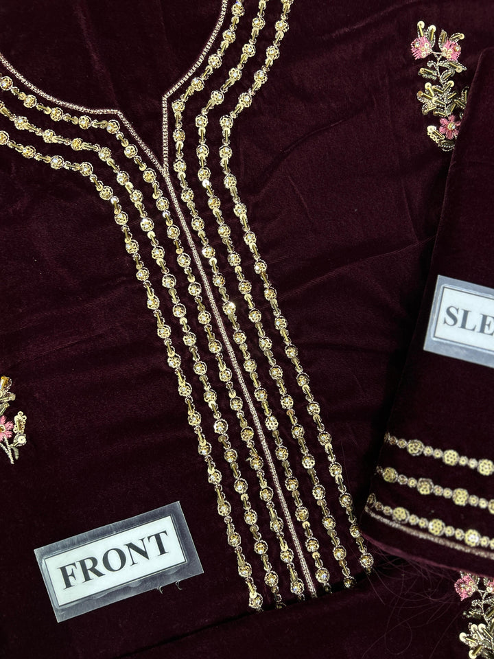 Charizma Velvet Suit-Replica Suits-Replica Zone