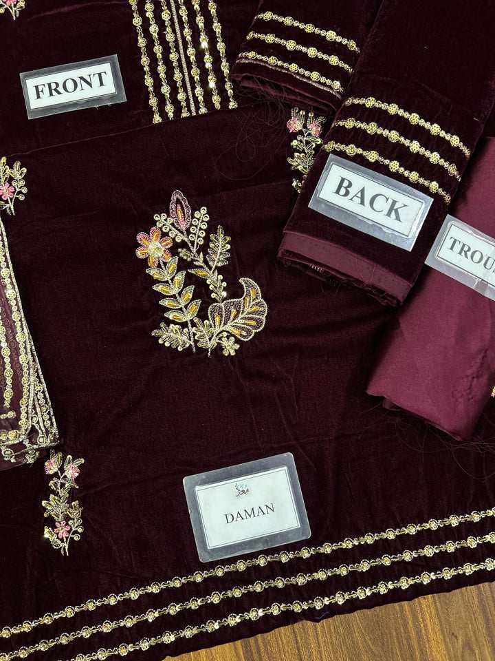 Charizma Velvet Suit-Replica Suits-Replica Zone