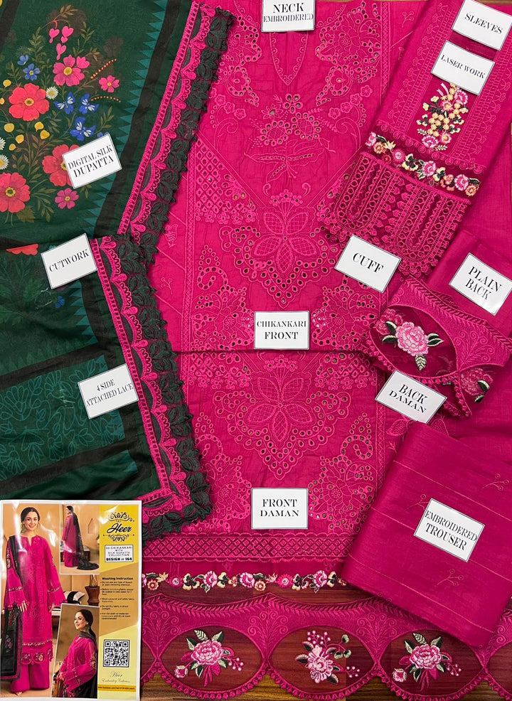 Crimson Cotton Suit-Cotton Suits-Replica Zone