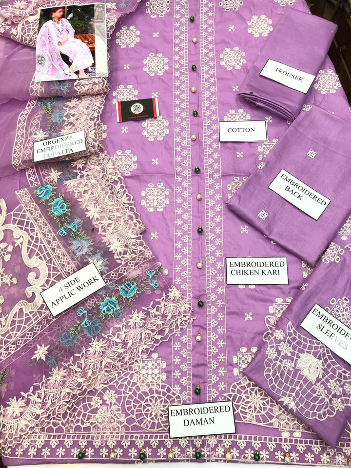 Crimson Cotton Suit-Cotton Suits-Replica Zone