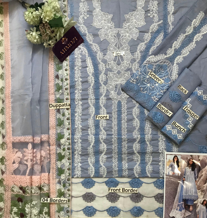 Crimson Lawn Suit-Lawn Suits-Replica Zone