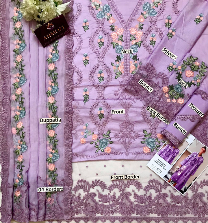 Crimson Lawn Suit-Lawn Suits-Replica Zone