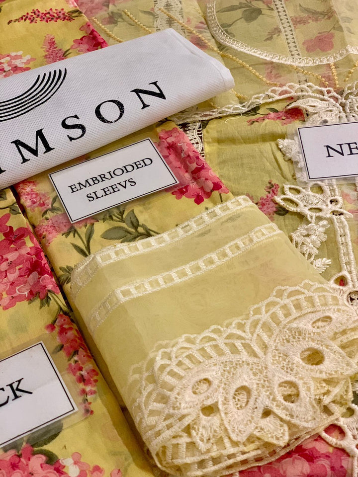 Crimson Lawn Suit-Lawn Suits-Replica Zone
